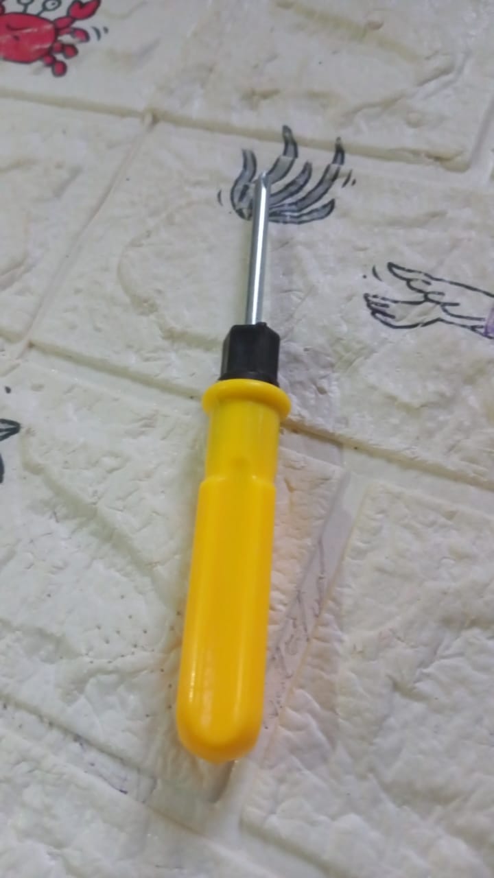 9381B Small Pocket Size 2 in 1 Slotted Cross Head Double Sided Flat Magnetic Screwdriver with PVC Plastic Coated Handle (1 Pc) 9381B Small Pocket Size 2 in 1 Slotted Cross Head Double Sided Flat Magnetic Screwdriver with PVC Plastic Coated Handle (1 Pc)